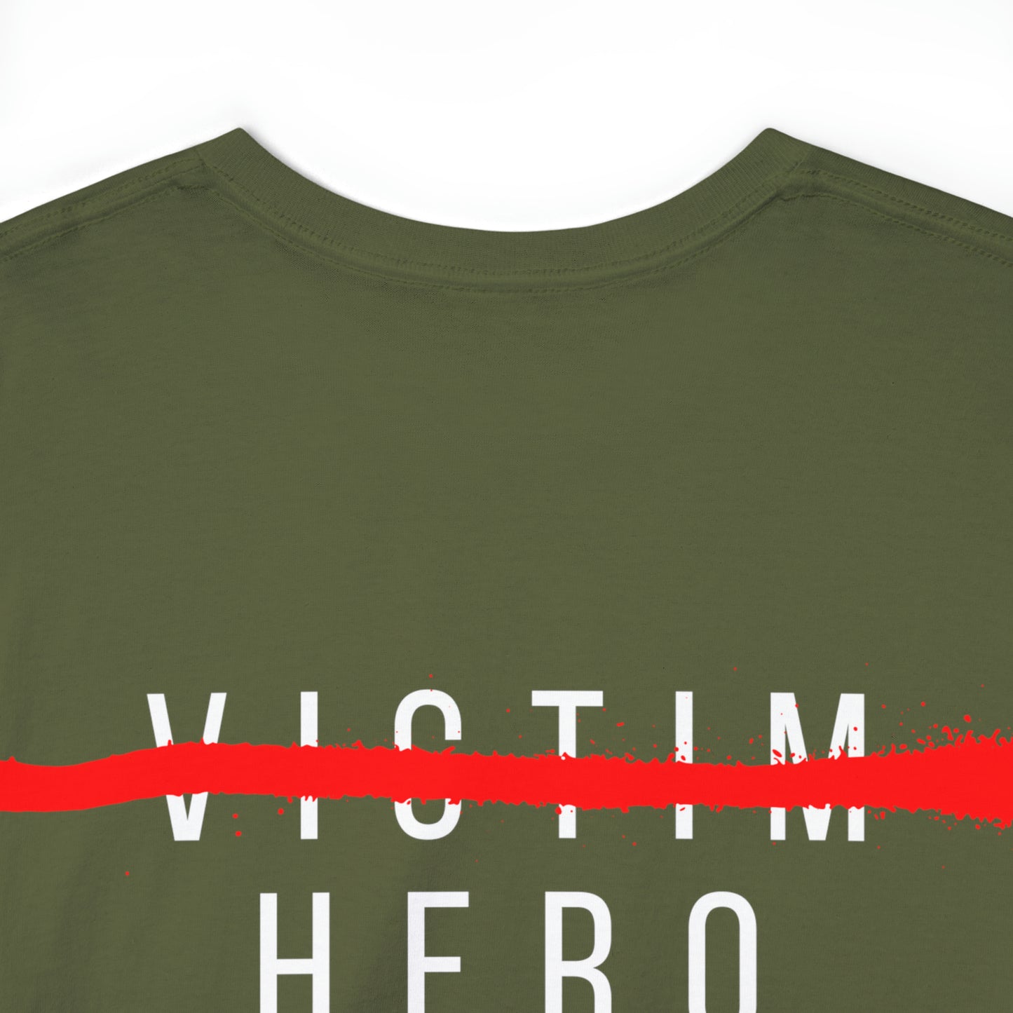 HERO Heavy Cotton Tee (logo w/saying on back)