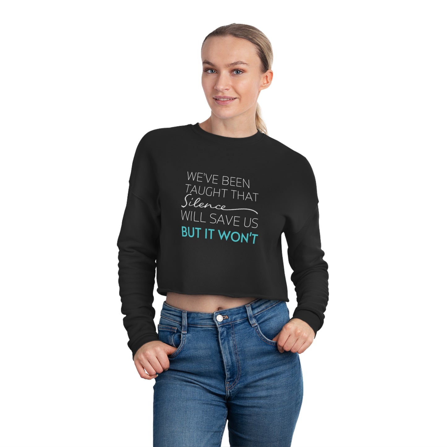 MST Awareness Cropped Sweatshirt