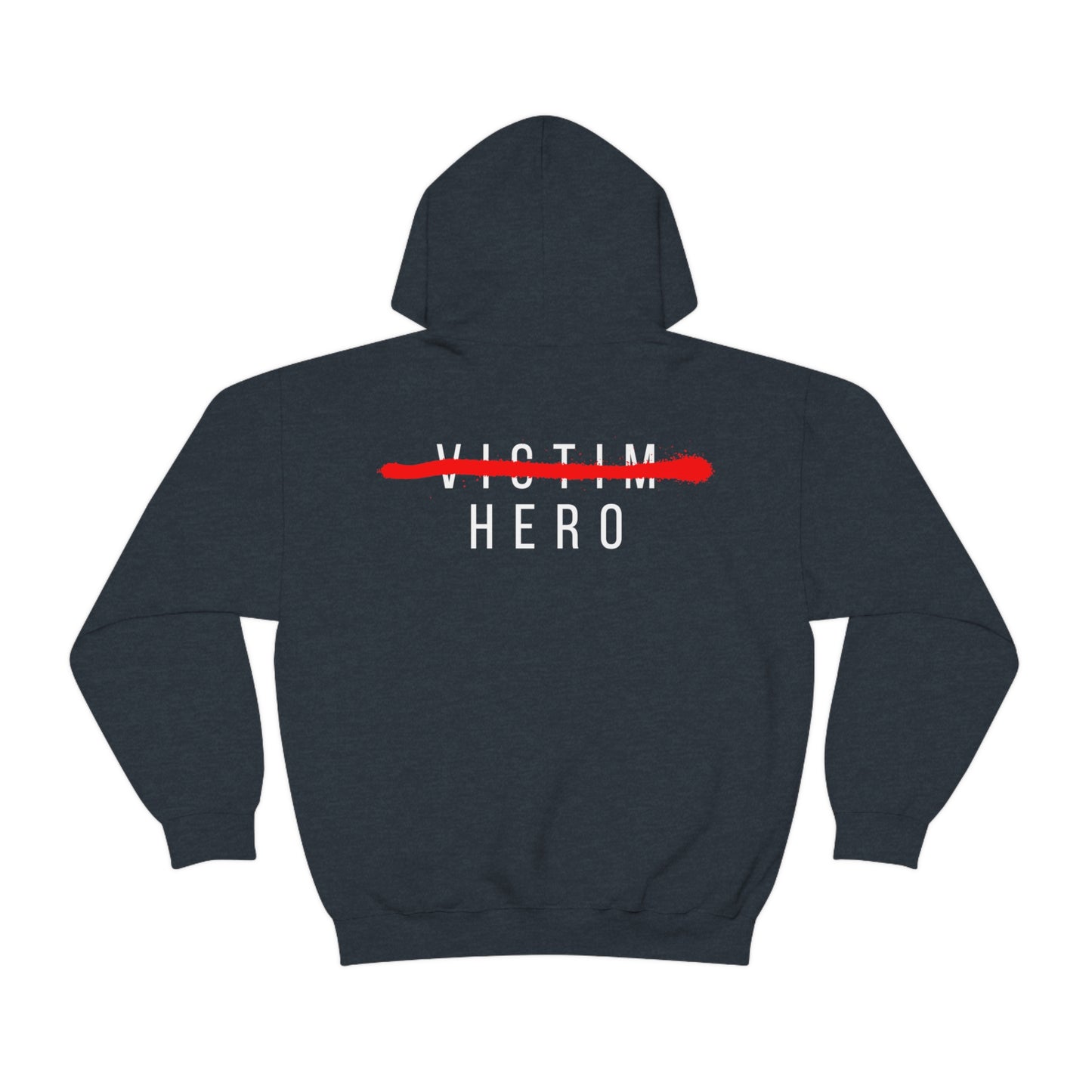 HERO Heavy Blend™ Hooded Sweatshirt (logo on back)