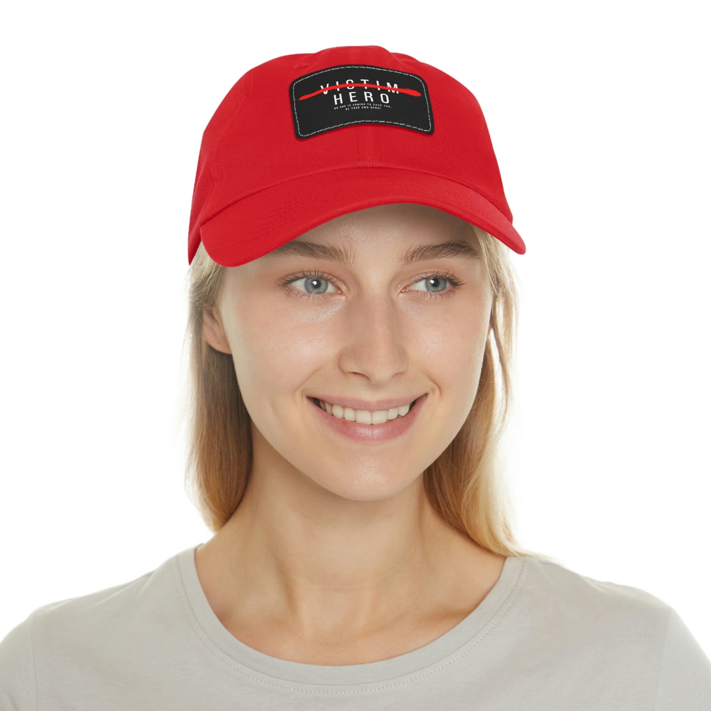 HERO Dad Hat with Leather Patch