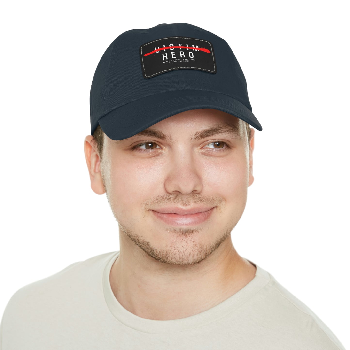 HERO Dad Hat with Leather Patch