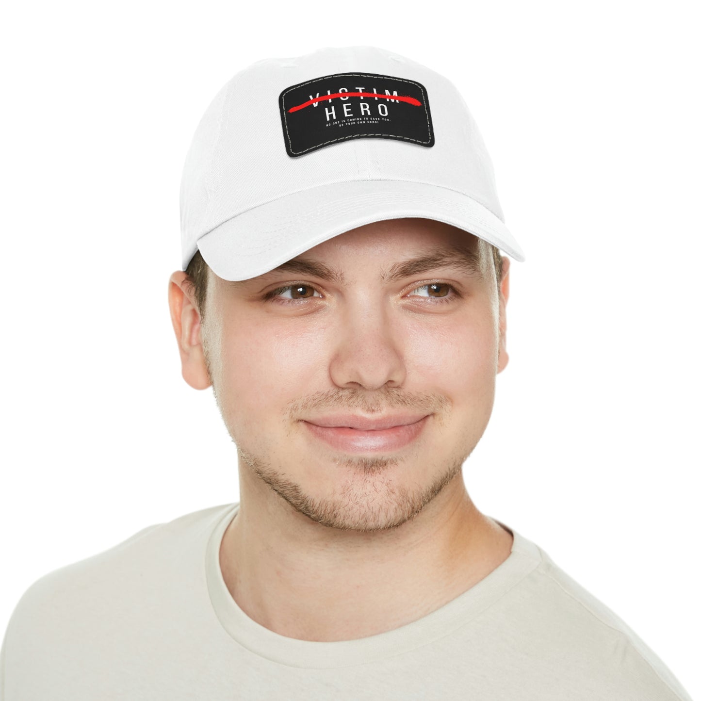 HERO Dad Hat with Leather Patch